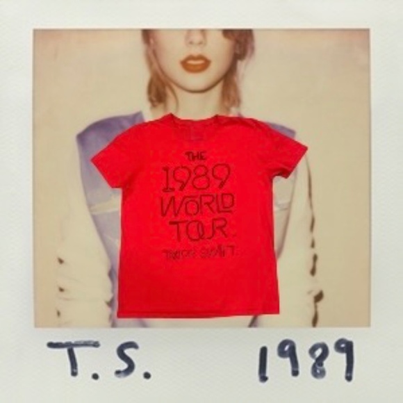 Vintage Tops - EUC. Taylor Swift™️ Red Concert Tee | 1989 Tour T-Shirt | Swifty Merch | Medium